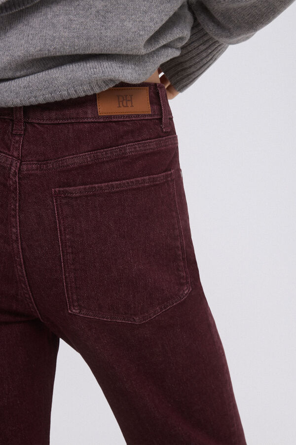 Pedro del Hierro Stovepipe full length jeans Purple