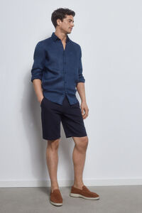 Pedro del Hierro Premium Flex chino-style Bermuda shorts  Azul