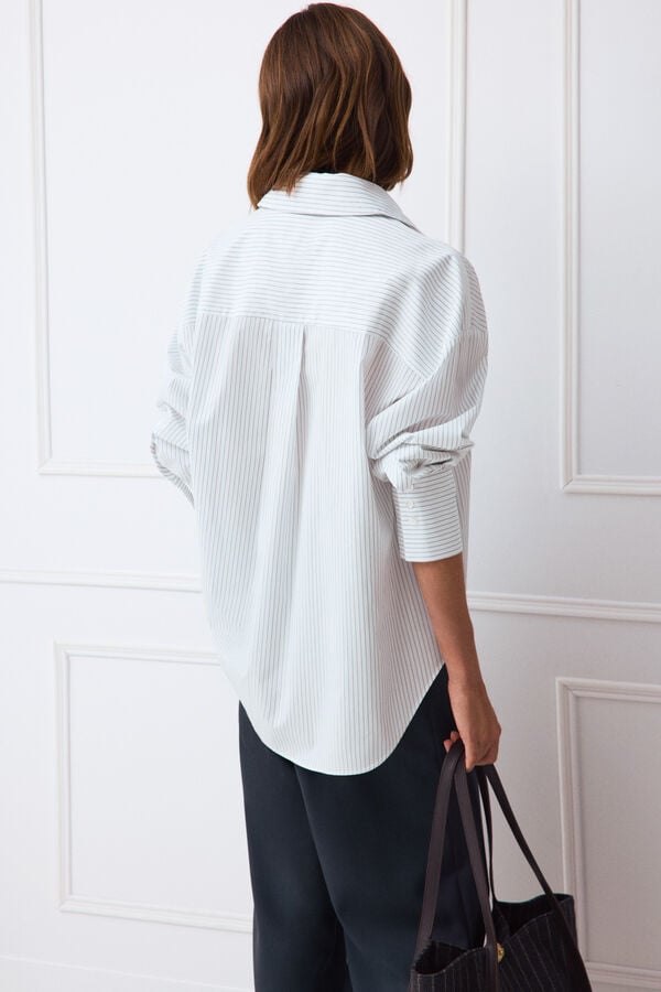 TFP by Tamara Falc&oacute; Striped shirt White