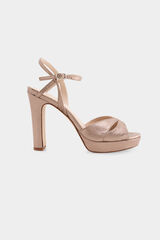 Pedro del Hierro Multi-strap heel sandal Yellow