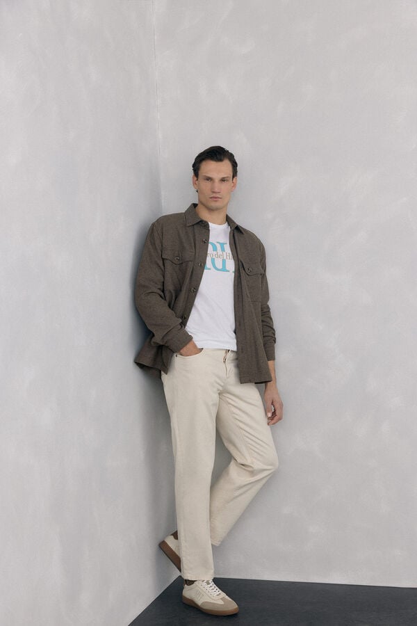 Pedro del Hierro Large logo T-shirt White