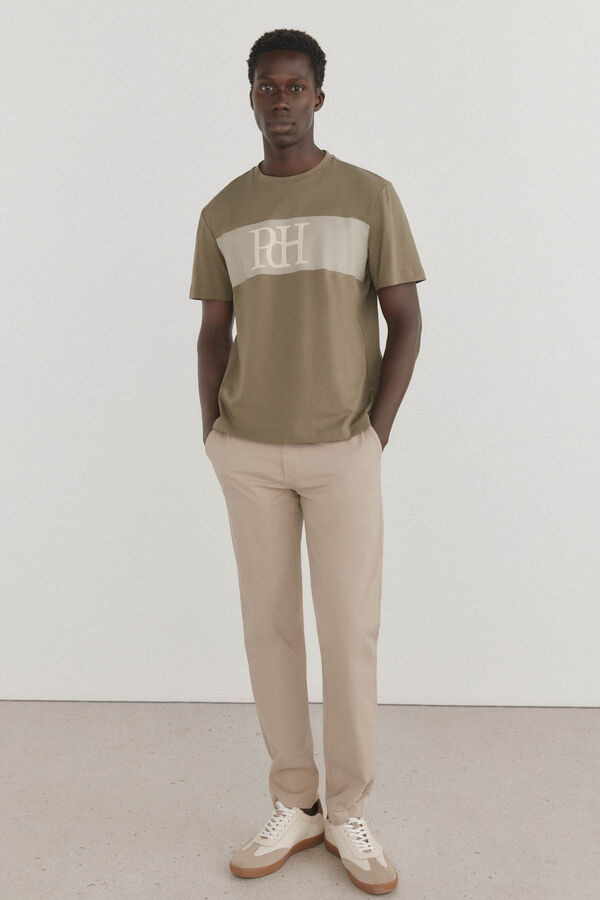 Pedro del Hierro Logo T-shirt Green