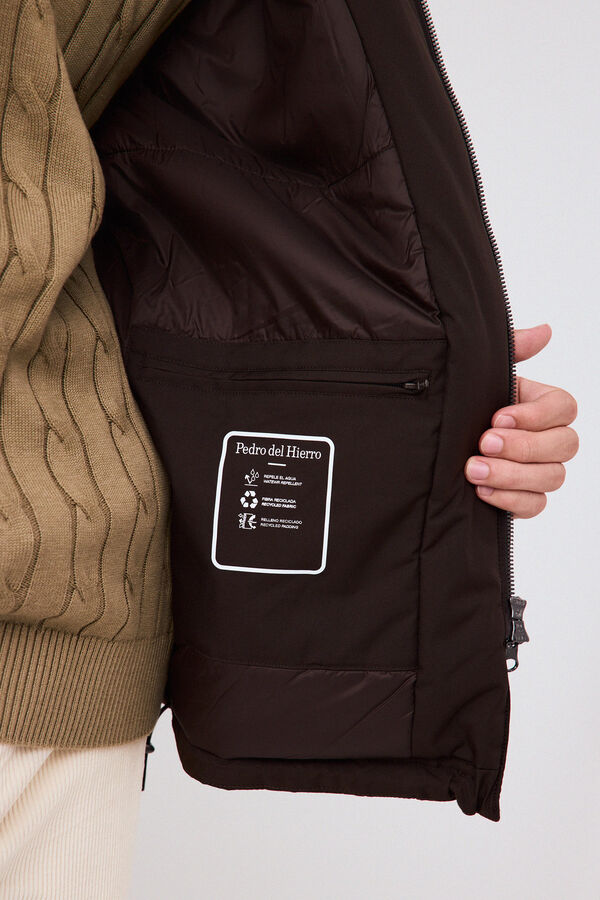 Pedro del Hierro Field jacket 4 bolsos Marrom