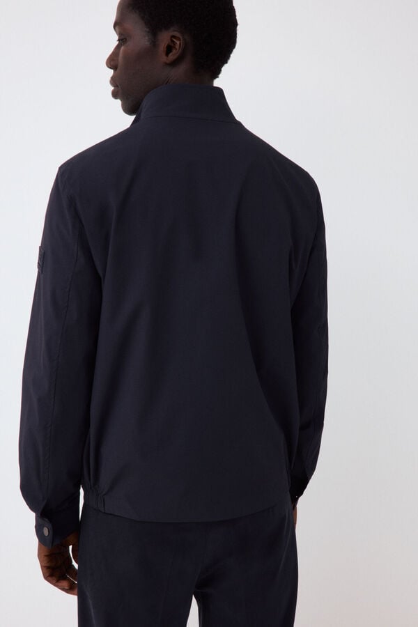 Pedro del Hierro Technical overshirt Blue