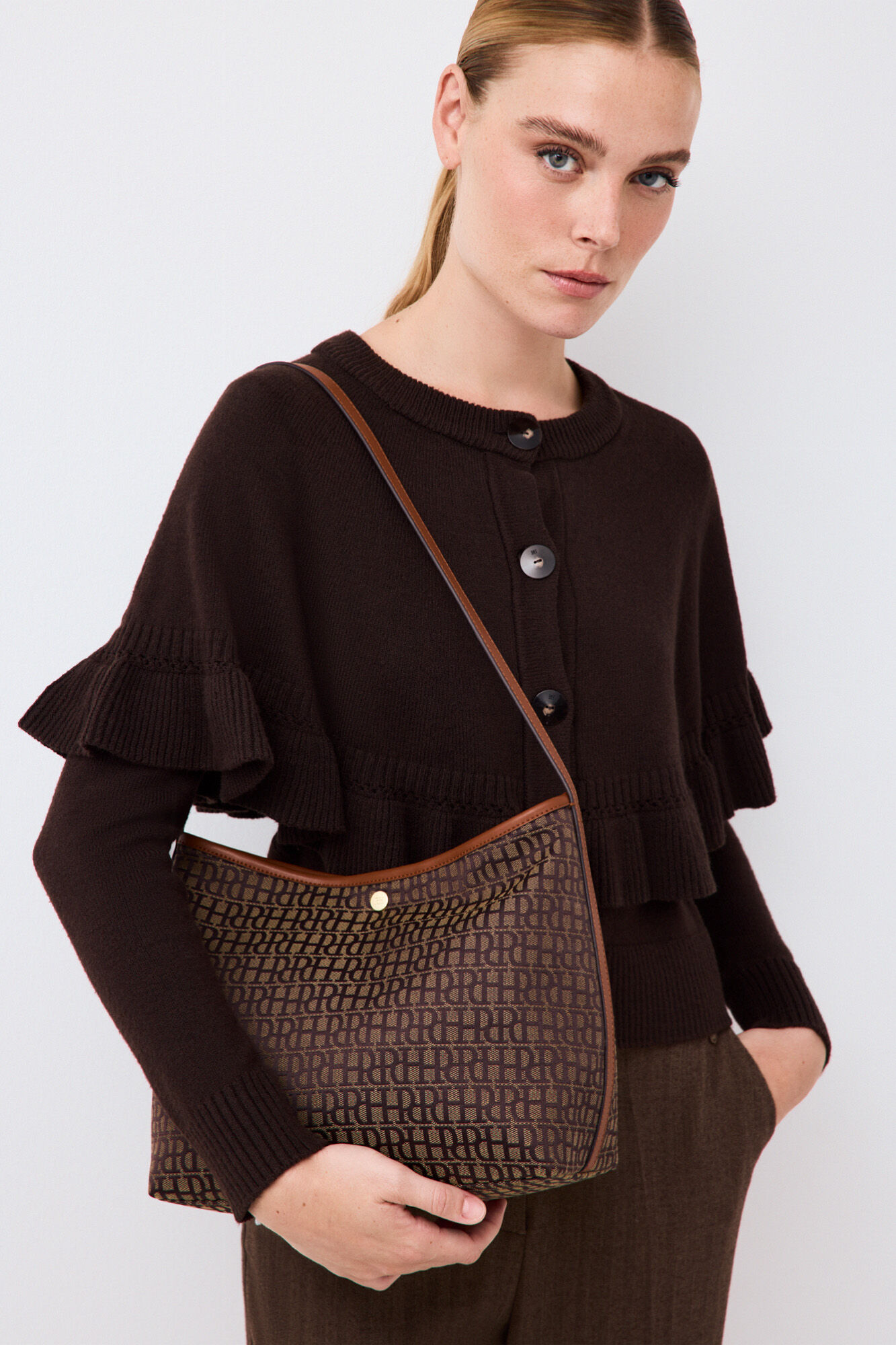 Pedro del Hierro Logo crossbody bag