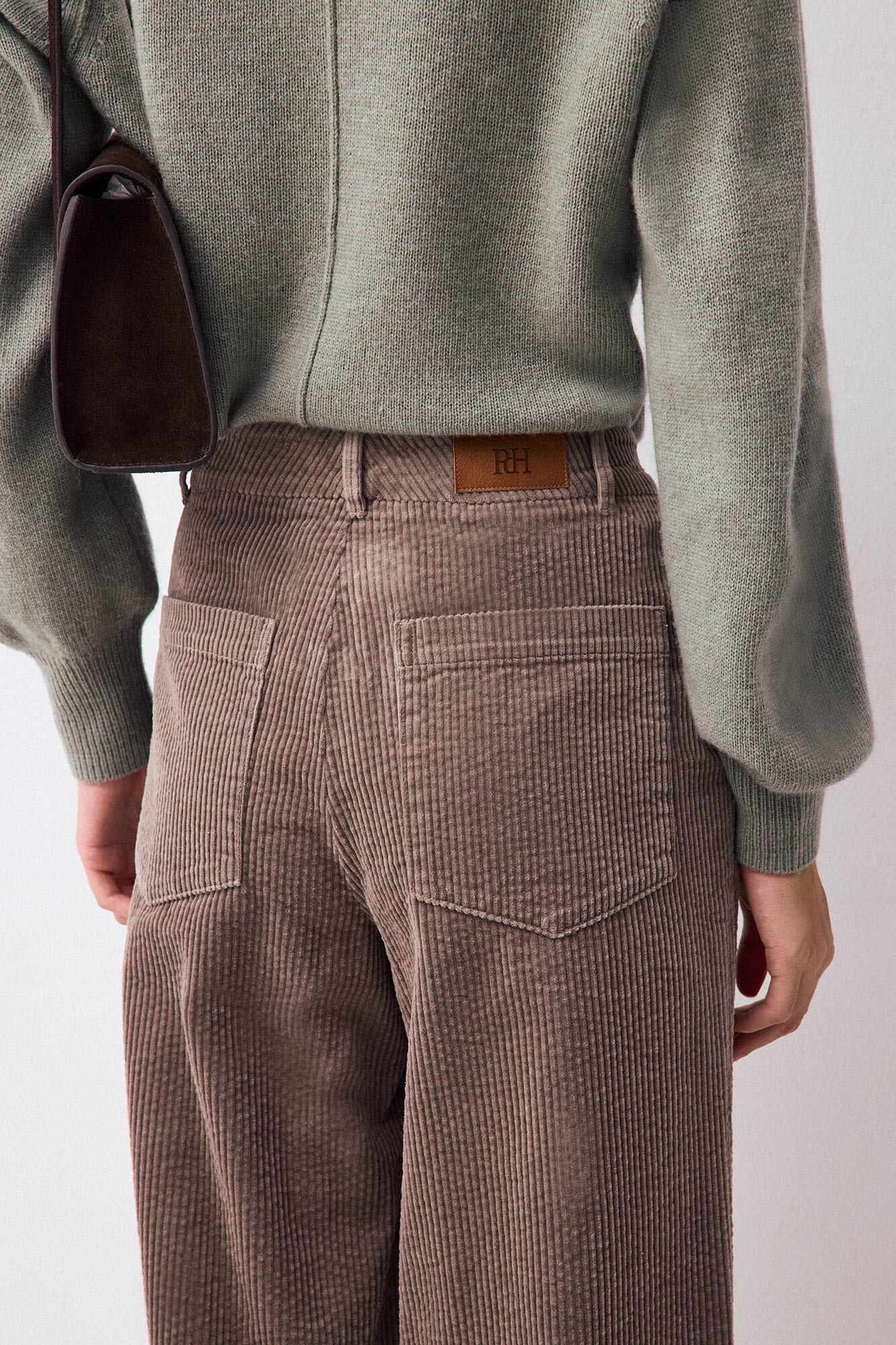 Pedro del Hierro Corduroy wide leg trousers