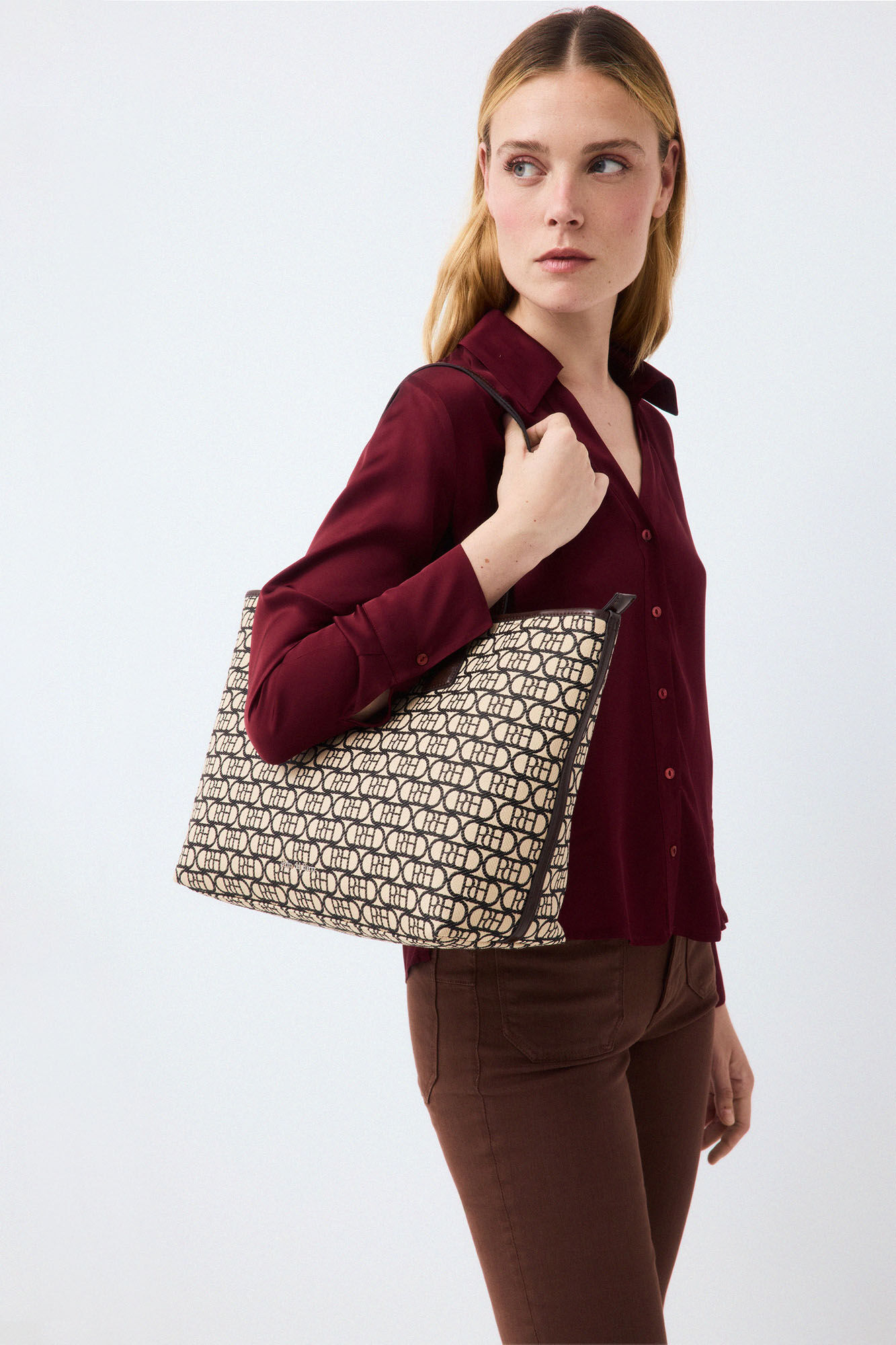 Pedro del Hierro Logo shopper bag