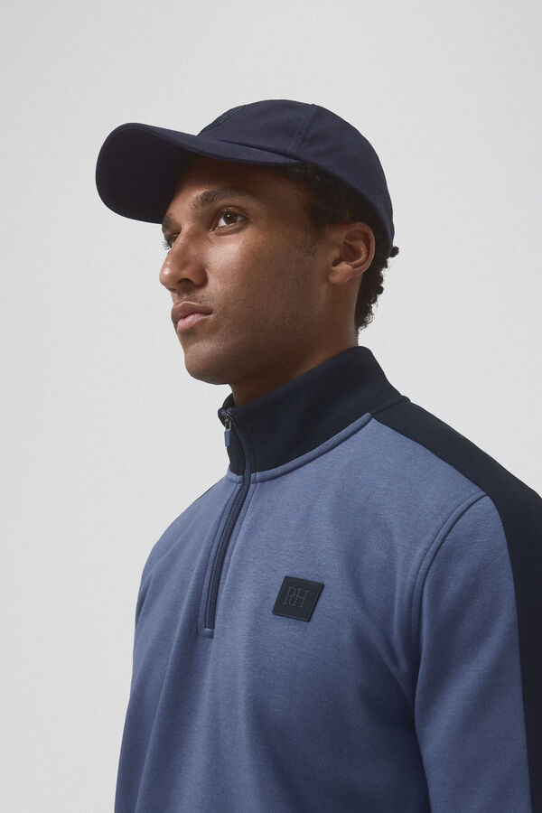 Pedro del Hierro Sudadera cremallera golf Azul