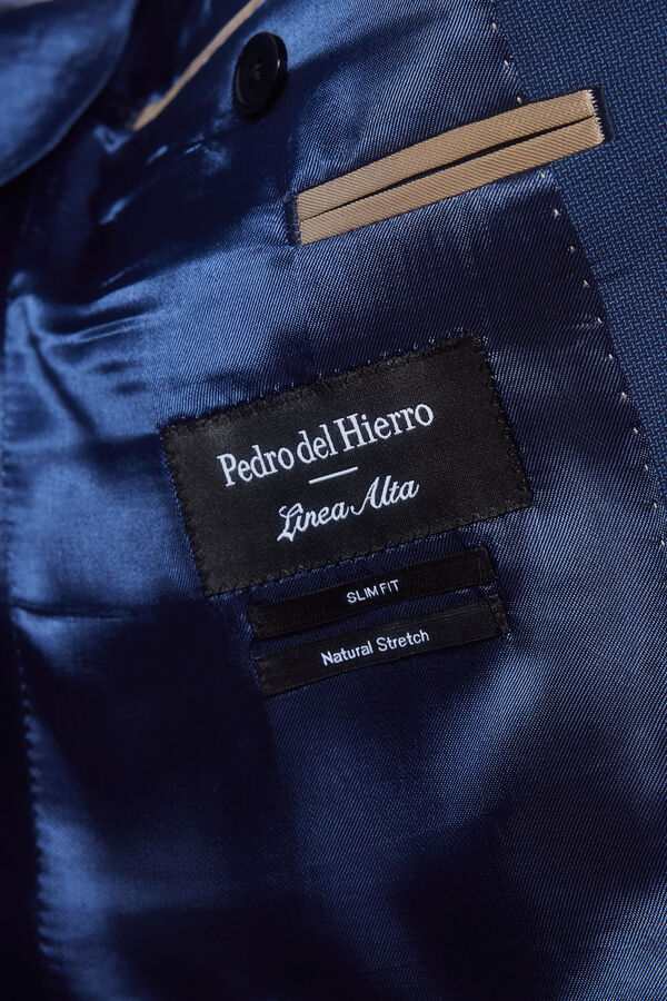 Pedro del Hierro Blue slim fit blazer Blue