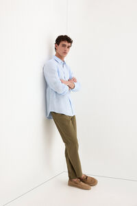 Pedro del Hierro Plain linen shirt