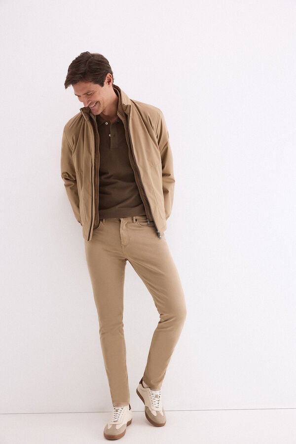 Pedro del Hierro Removable lining jacket Beige