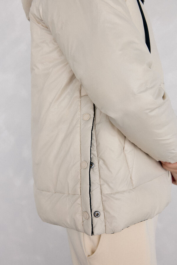 Pedro del Hierro Parka reversível capuz Preto