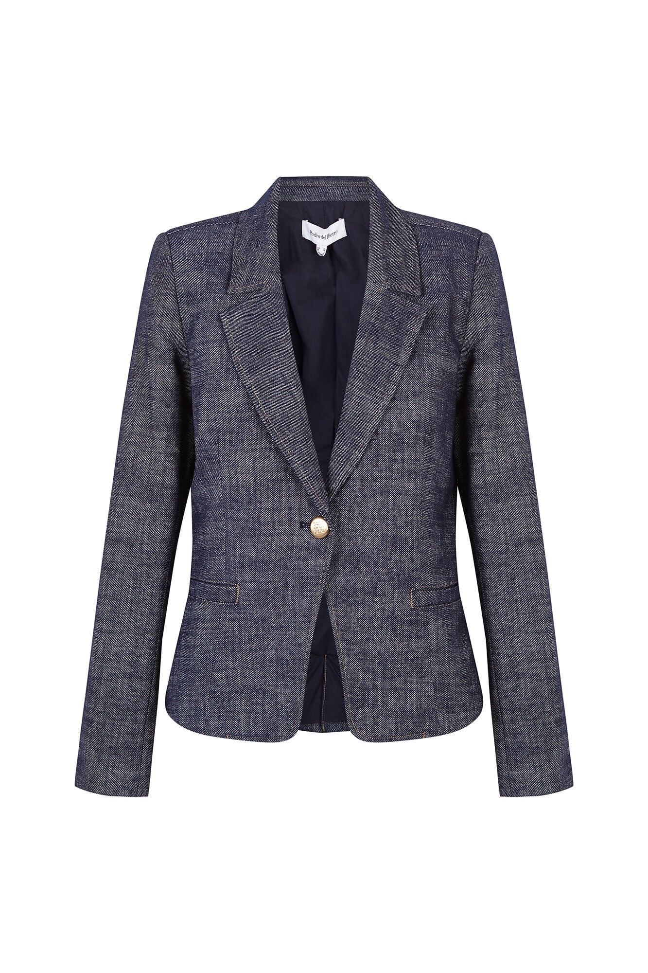 Pedro del Hierro Denim cropped blazer