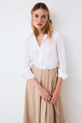 Pedro del Hierro Easy iron basic shirt White