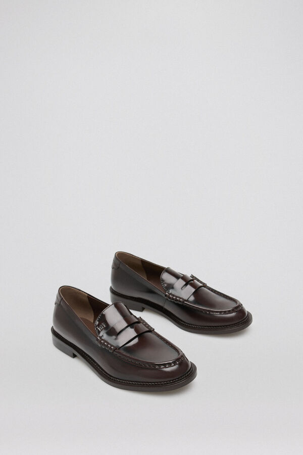 Pedro del Hierro Masked Moccasin Brown