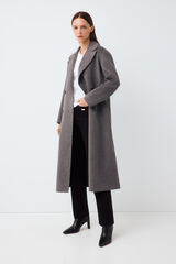 Pedro del Hierro Double-faced tailoring coat Grey