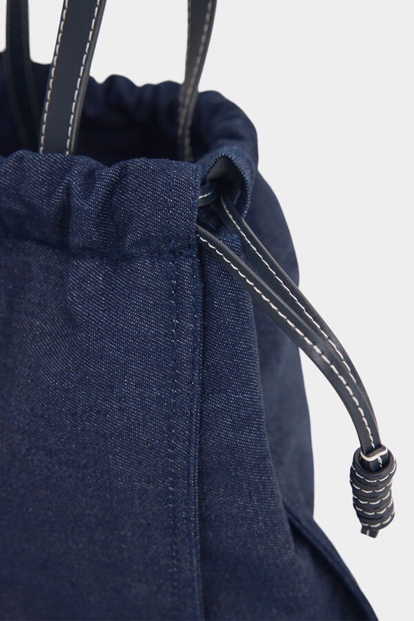 Pedro del Hierro Shopper denim Azul