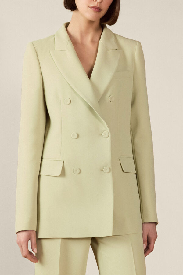 TFP by Tamara Falc&oacute; Double-breasted blazer Green