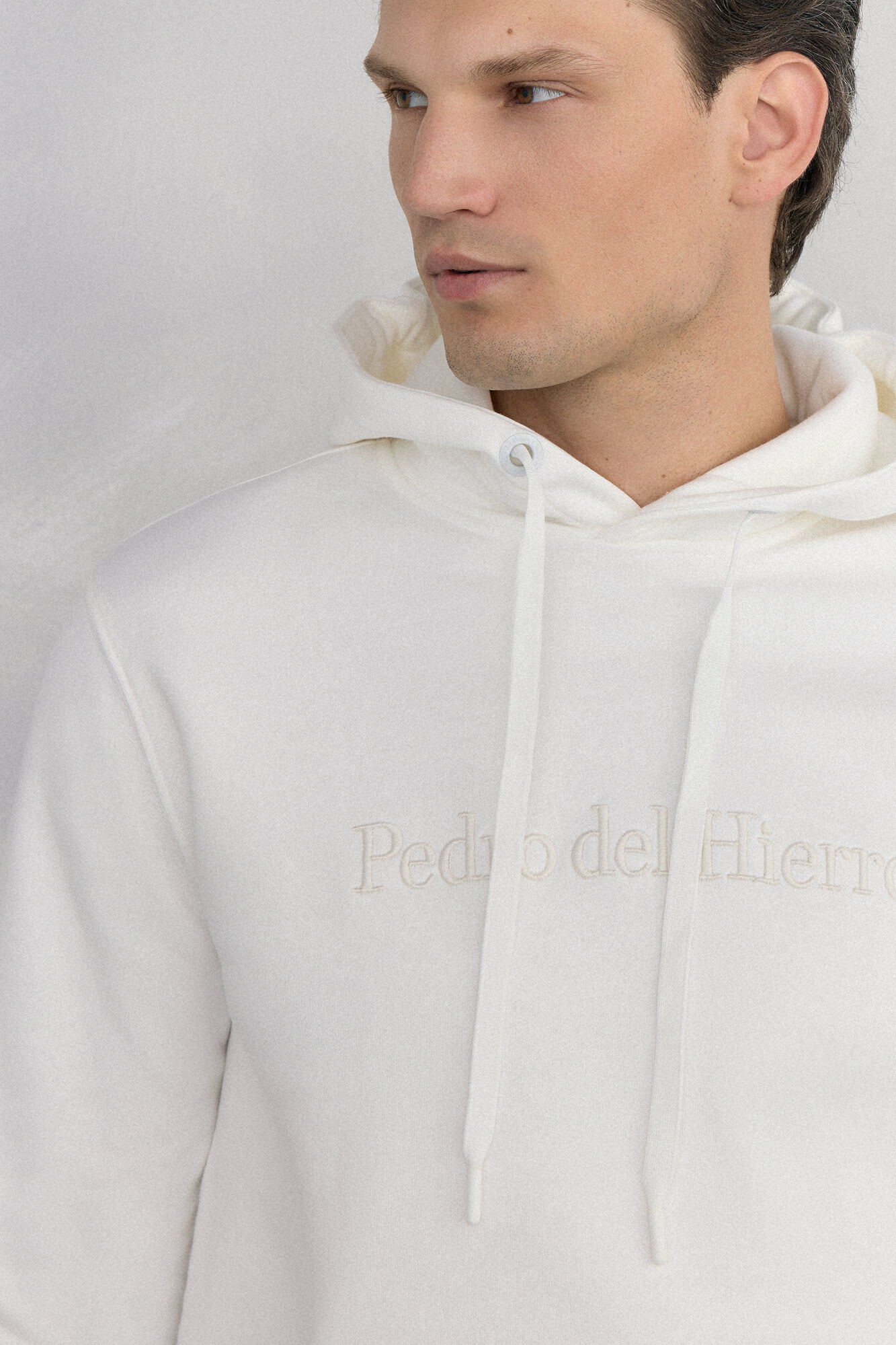 Pedro del Hierro Hooded logo sweatshirt