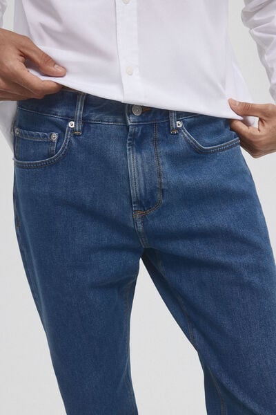 Pedro del Hierro Pantalón vaquero premium flex ligero regular fit Blue