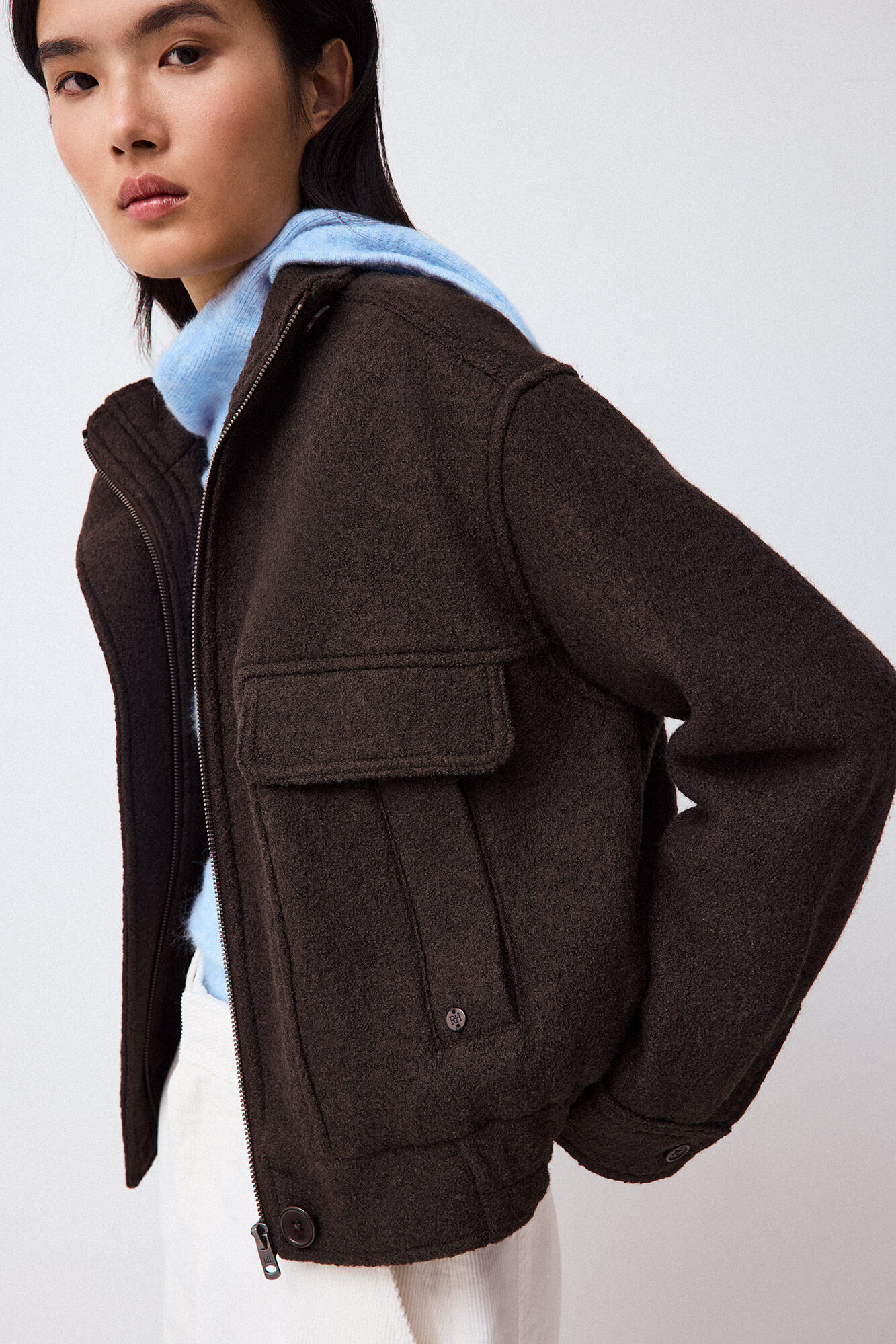 Pedro del Hierro Boucl&eacute; bomber