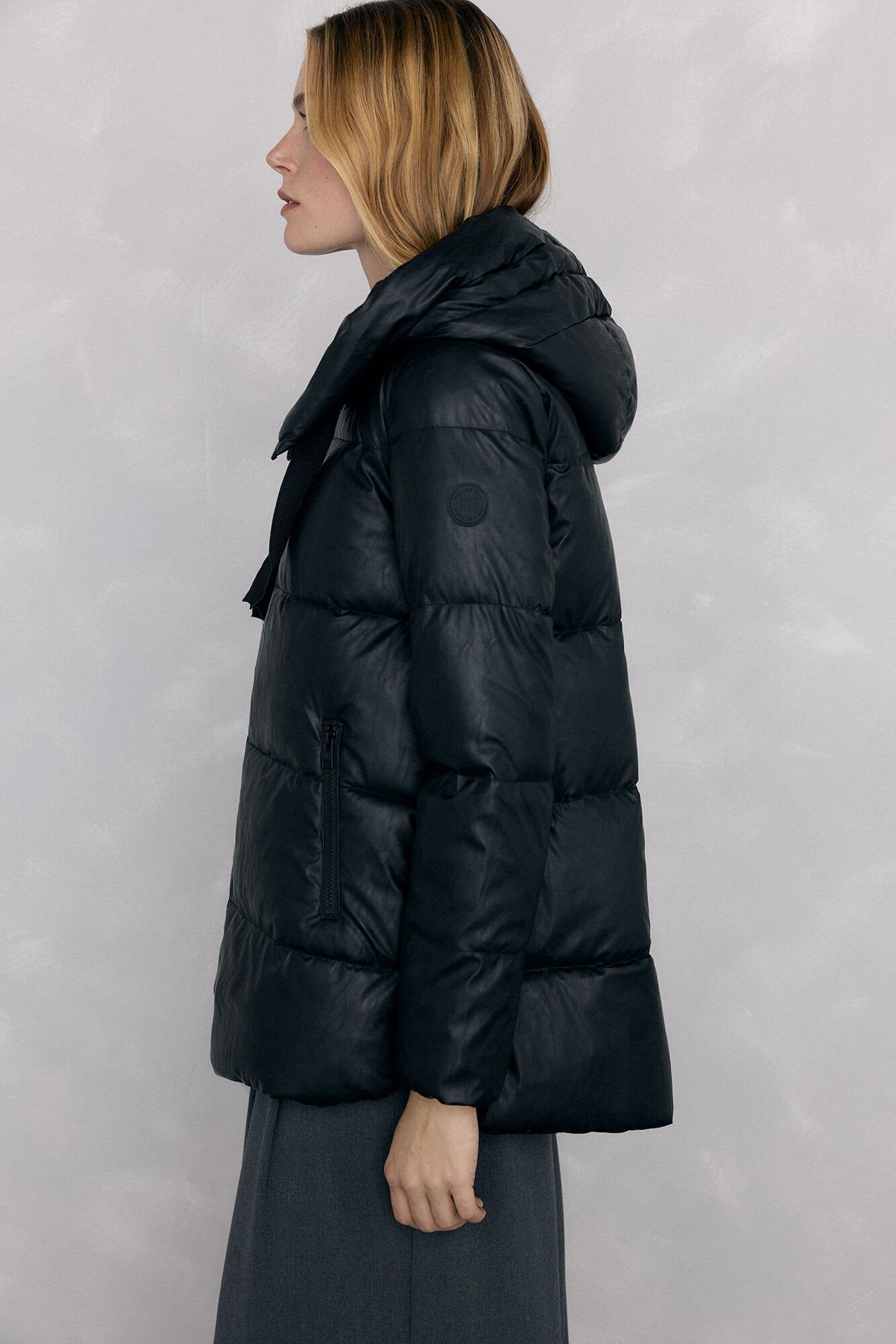 Pedro del Hierro Parka capucha efecto piel