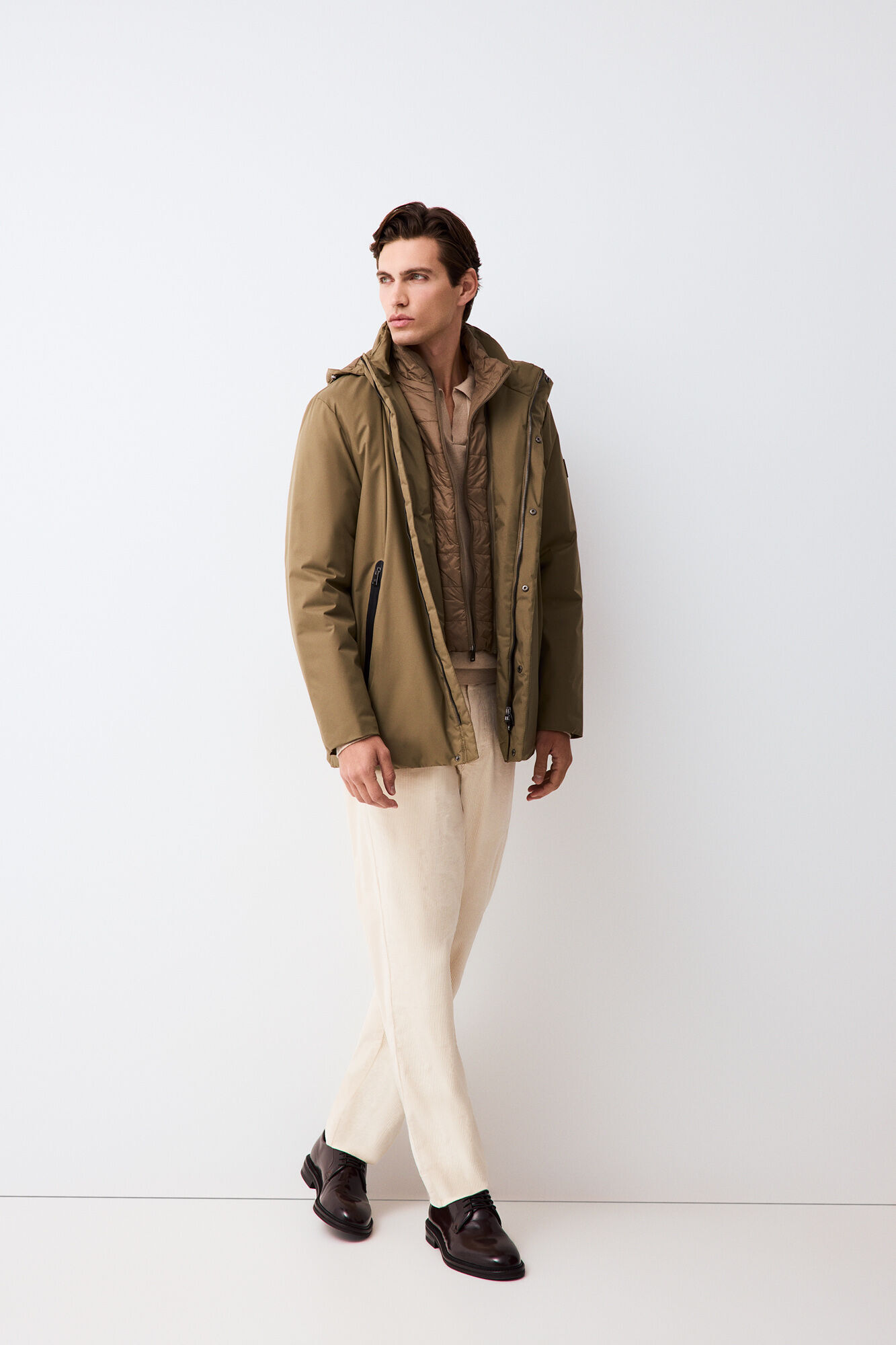 Pedro del Hierro Long technical parka