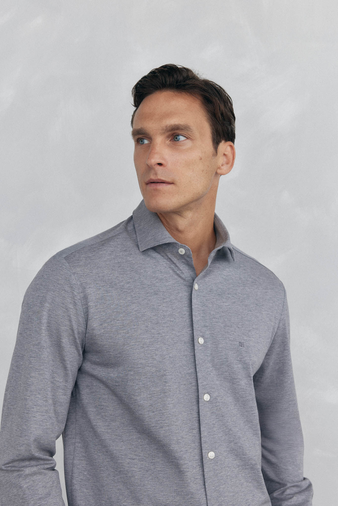 Pedro del Hierro Camisa de malha malha