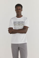 Pedro del Hierro Camiseta com logo estampado Branco