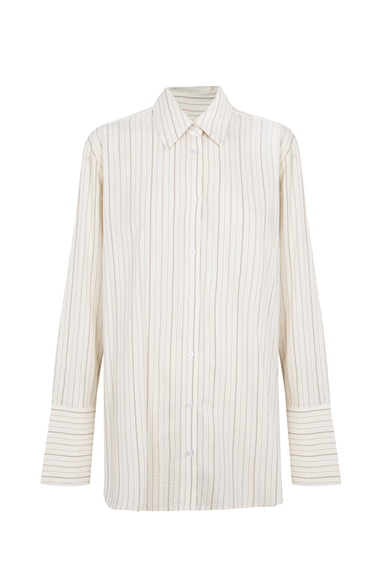 Pedro del Hierro Striped loose shirt