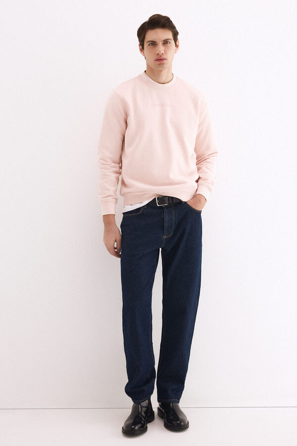 Pedro del Hierro Crew neck sweatshirt Pink