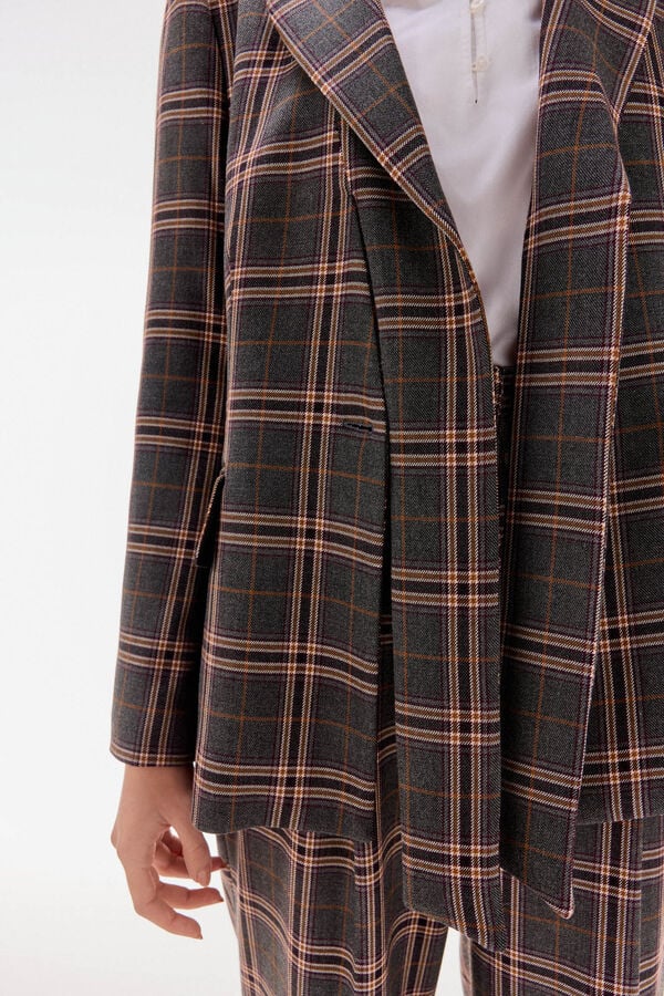 TFP by Tamara Falcó Checked blazer Grey