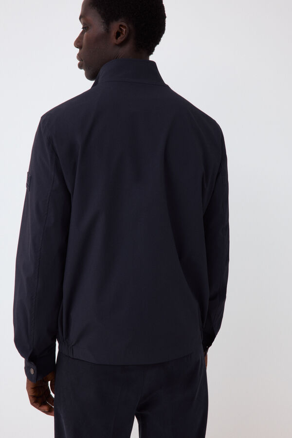 Pedro del Hierro Technical overshirt Blue