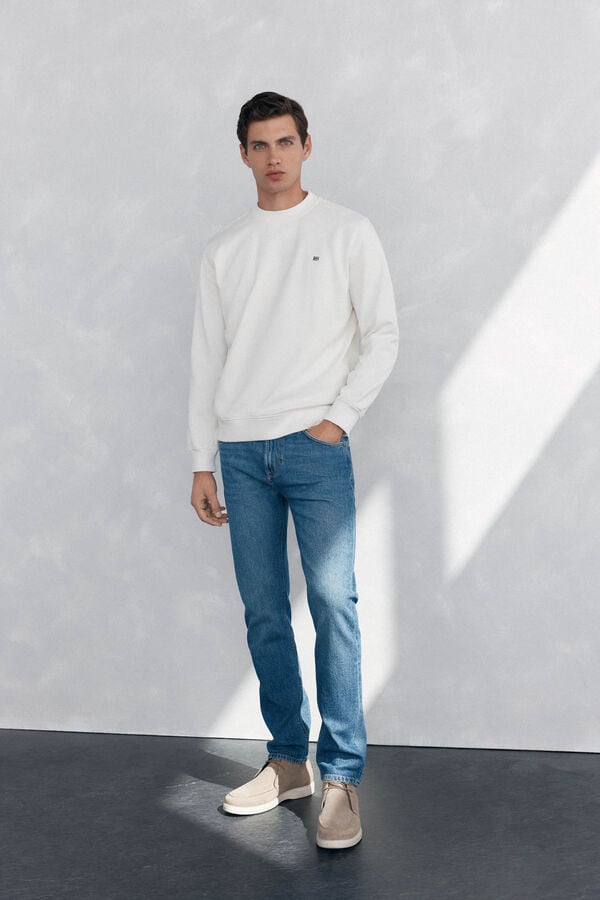 Pedro del Hierro Crew-neck sweatshirt Beige