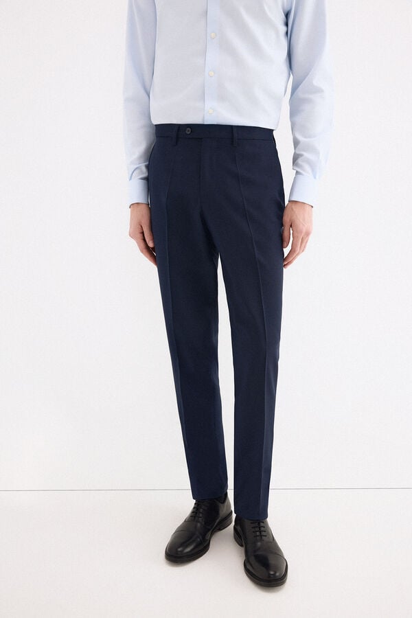 Pedro del Hierro Cal&ccedil;as estrutura stretch Azul