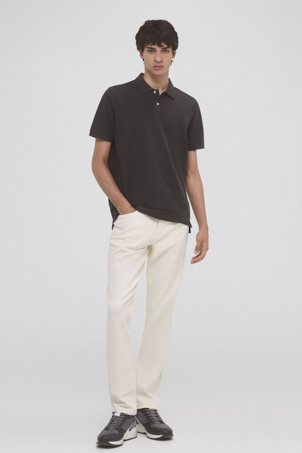 Pedro del Hierro Essential polo shirt  Grey