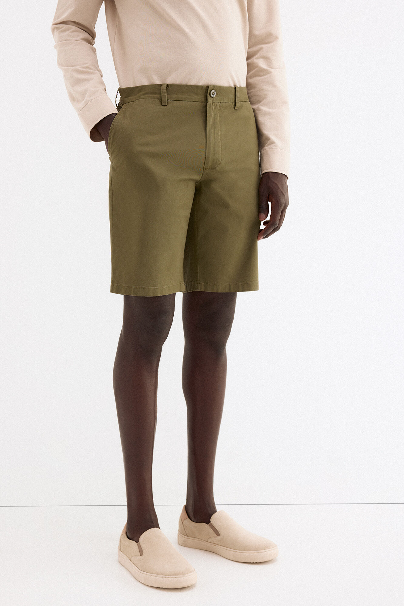Pedro del Hierro Regular chino Bermuda shorts