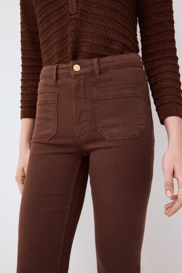 Pedro del Hierro Stove pipe push up jeans Brown