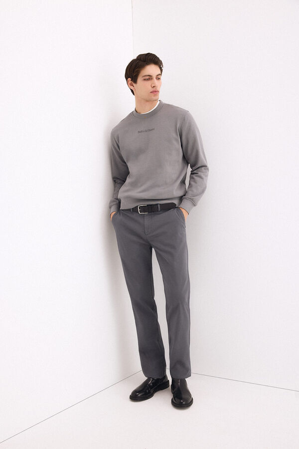 Pedro del Hierro Crew neck sweatshirt Grey