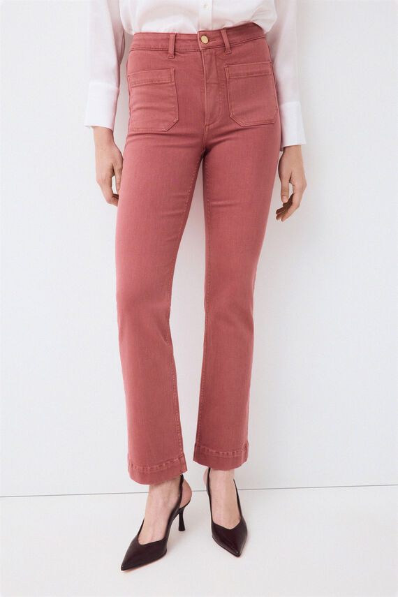 Jeans push up stove pipe