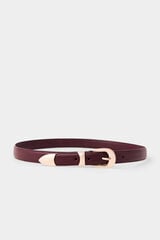 Pedro del Hierro Leather belt Brown