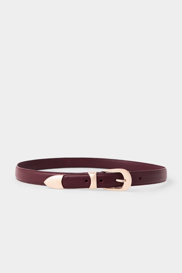 Pedro del Hierro Leather belt Brown