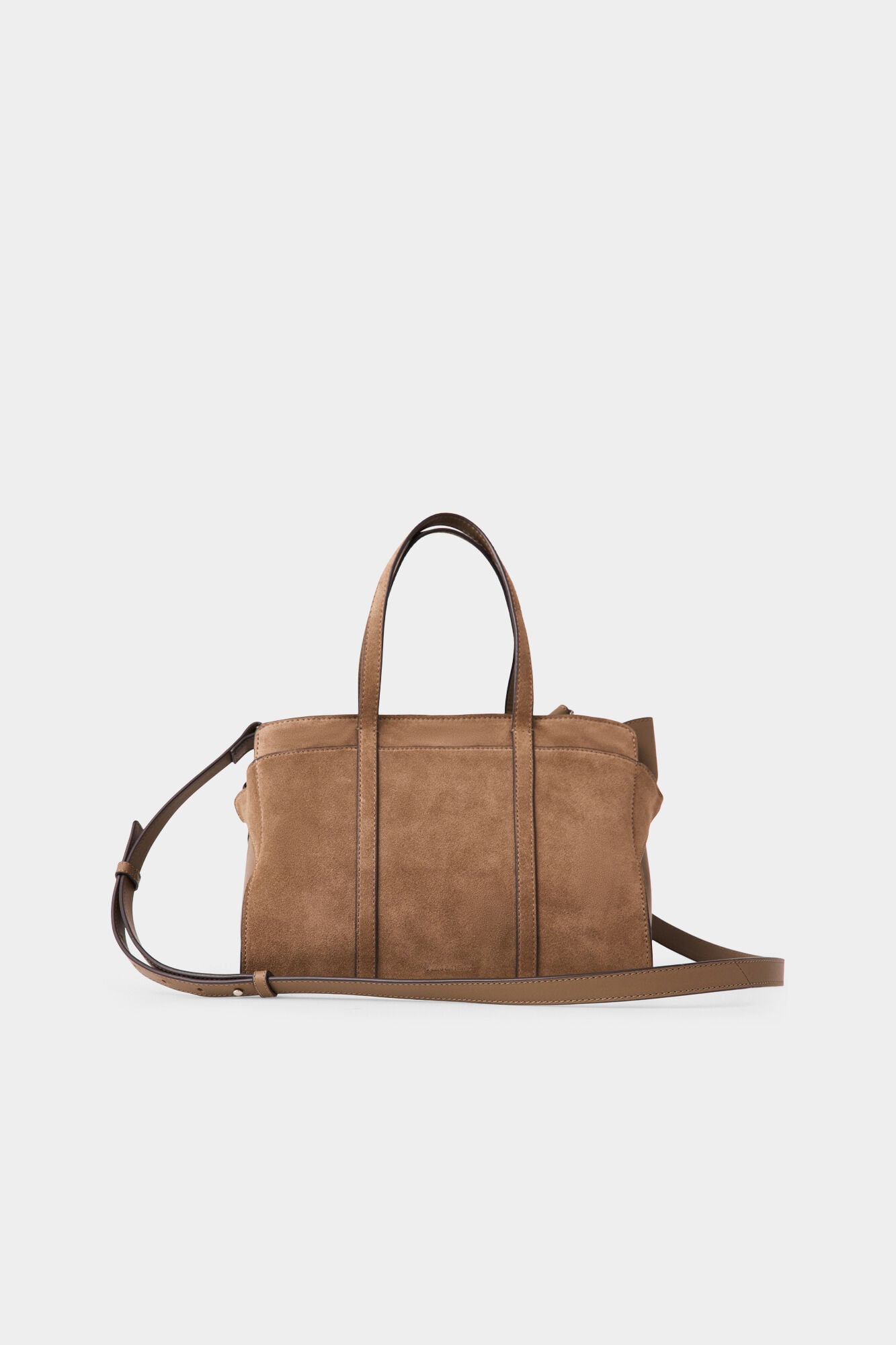 Pedro del Hierro Suede double handle shopper bag