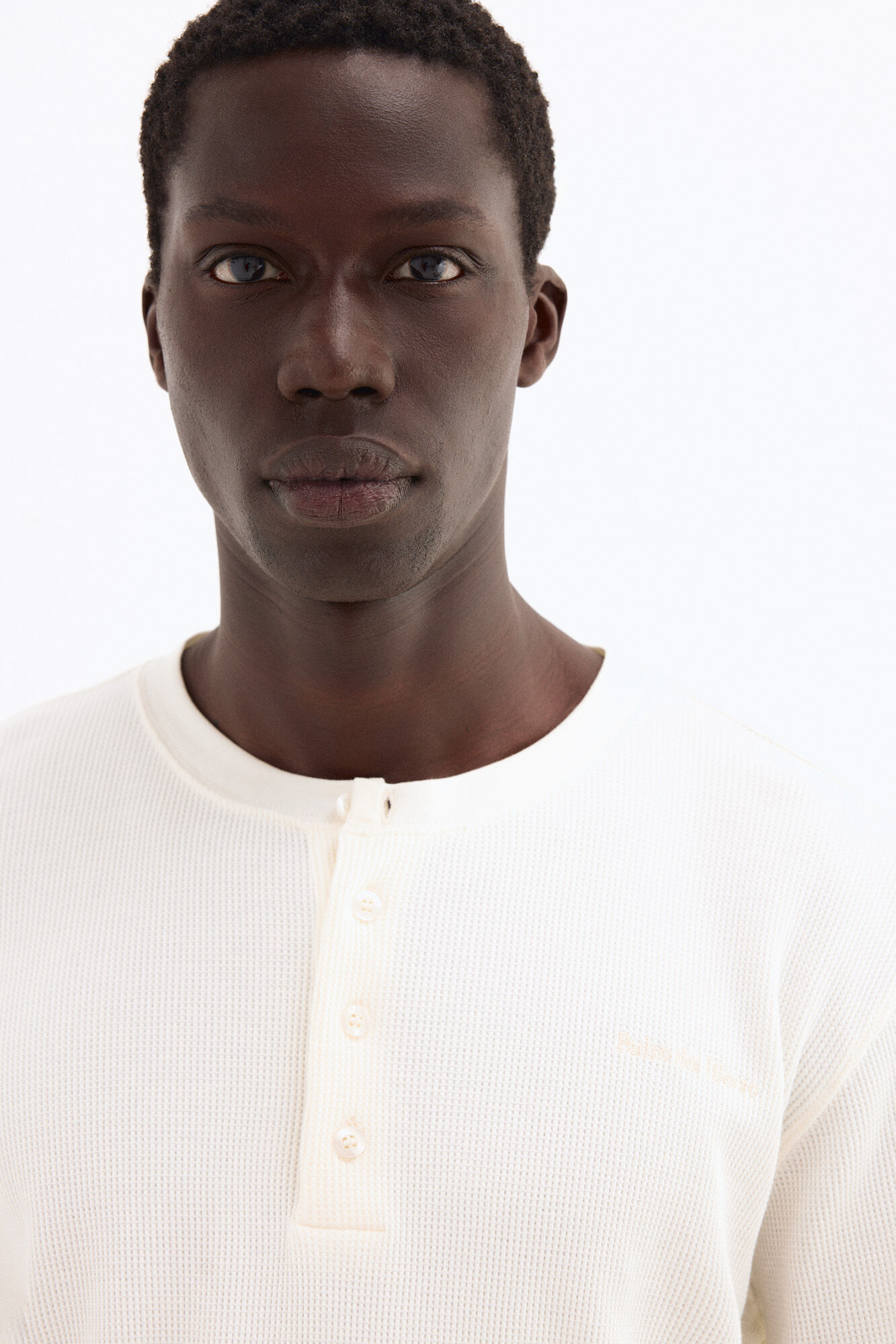 Pedro del Hierro Spanish cotton waffle T-shirt