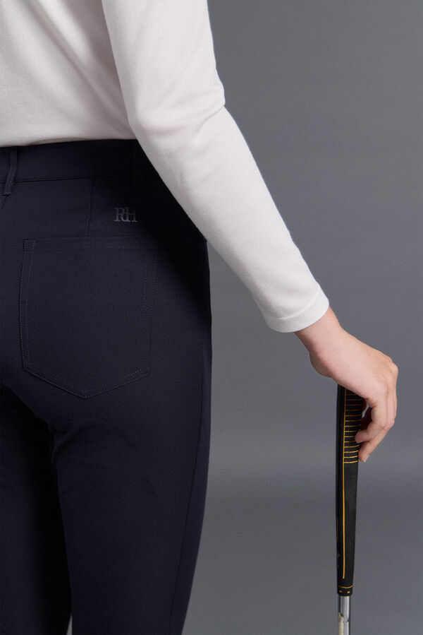 Pedro del Hierro Pantalón cinco bolsillos técnico golf Azul