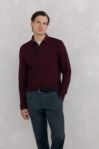 Pedro del Hierro Basic long sleeve polo shirt