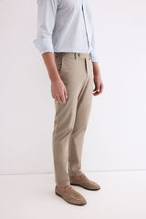 Pedro del Hierro Printed slim fit chinos Grey