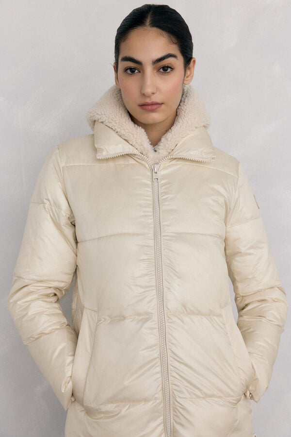 Pedro del Hierro Parka with detachable gilet Ecru