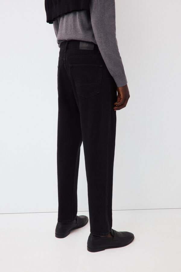 Pedro del Hierro Tapered fit jeans Black