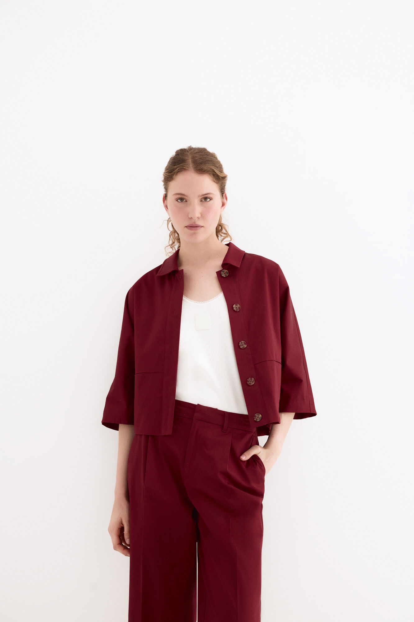 Pedro del Hierro Poplin jacket